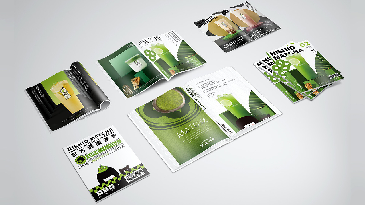 西尾抹茶 | 回归本真 | 加盟版迭代VI设计