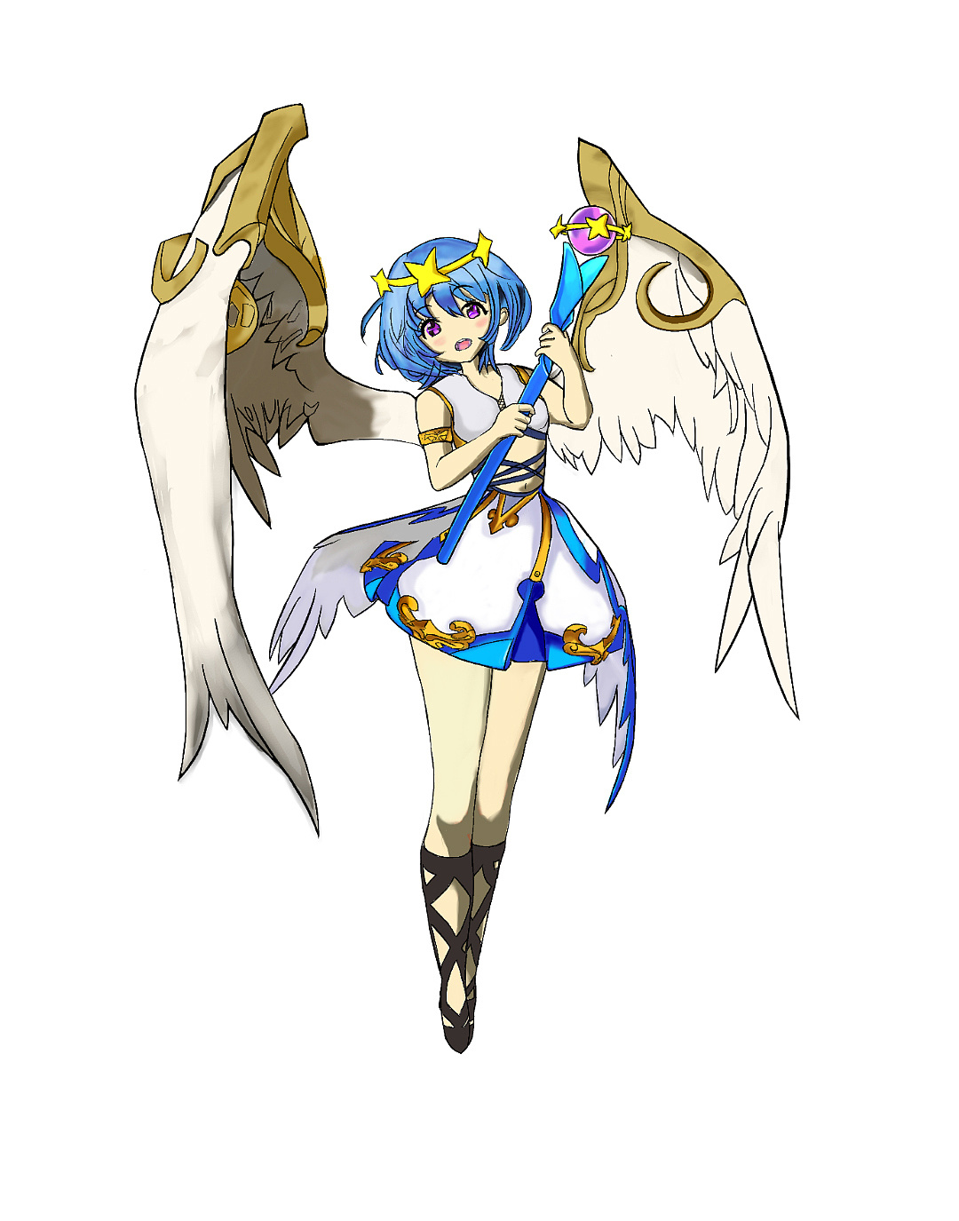 原画练习|插画|插画习作|哎呀我的妈妈呀 - 原创