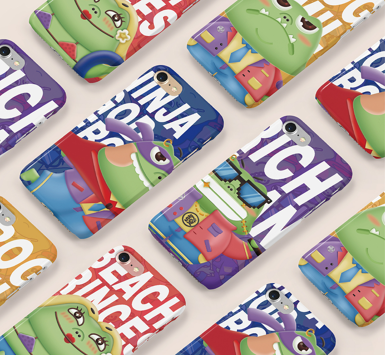 青蛙家族IP形象（图ZMjA2NDA3NTg4） - 商业插画 - 站酷设计师欣大原创素材 - 站酷ZCOOL