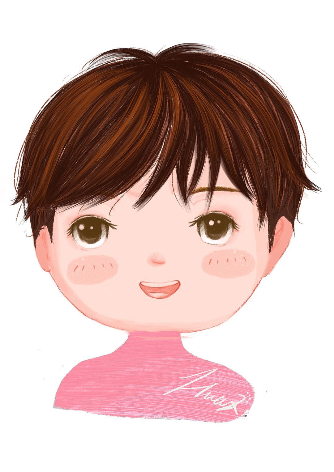 520情侣小头像,粉头男绿头女