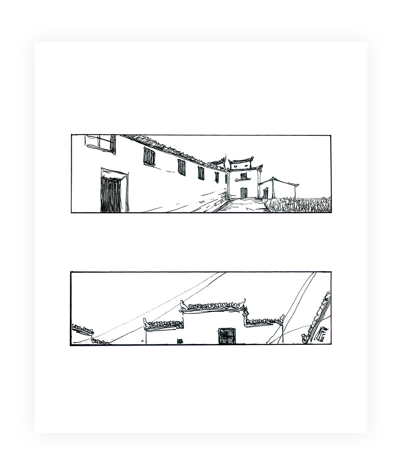 婺源写生（图ZOTgwMTYxMTY=） - 绘画 - 站酷设计师yoannnna原创素材 - 站酷ZCOOL