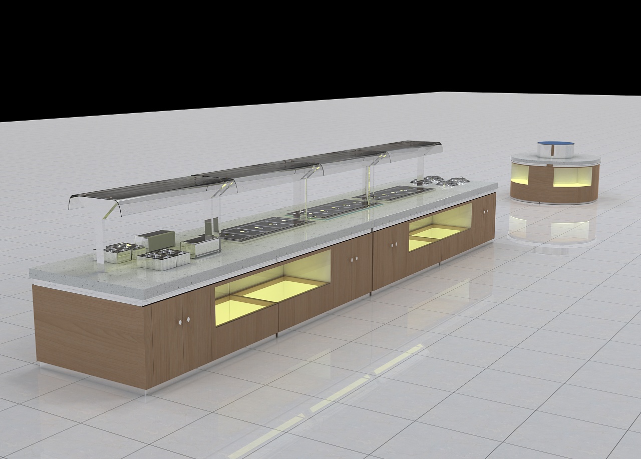 机关单位取餐台定制自助餐台