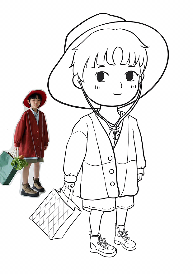 Q版小男孩(原创插画)