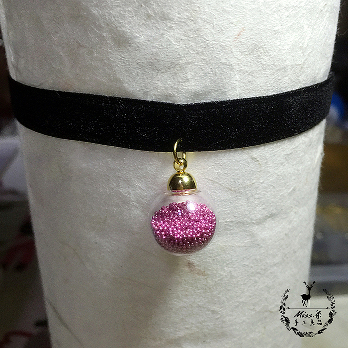 文艺小清新的【时光气泡】永生花玻璃球饰品（图ZNDczOTMzMzI=） - 首饰设计 - 站酷设计师Miss柒原创素材 - 站酷ZCOOL