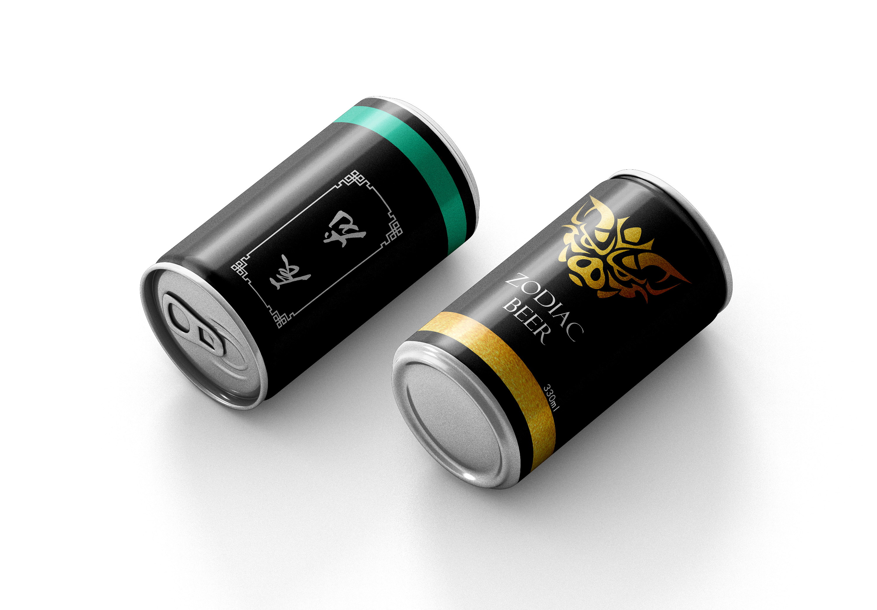 基于中国十二生肖与图腾文化诞生的易拉罐包装设计