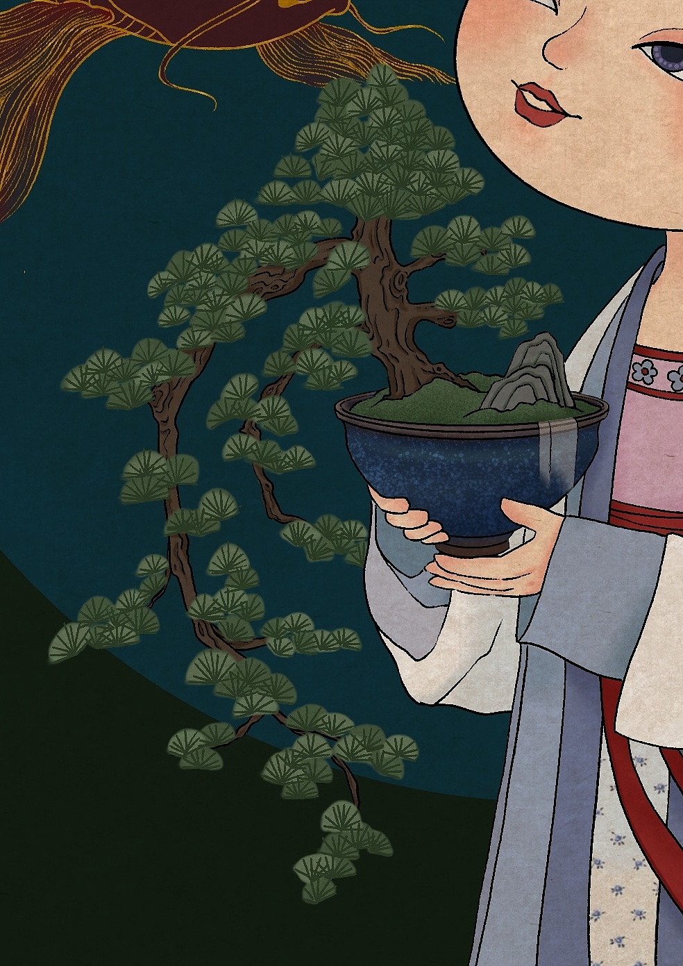 四雅集——点茶篇|插画|商业插画|六米咯 - 原创作品 - 站酷 (zcool)