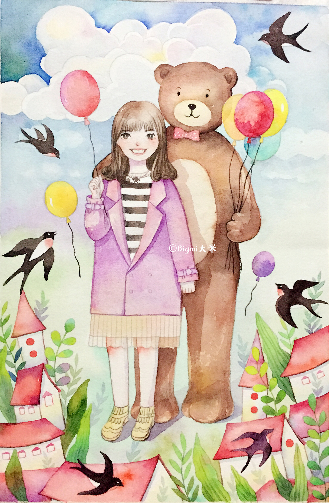 水彩手绘插画 - 原创作品 - 站酷(zcool)