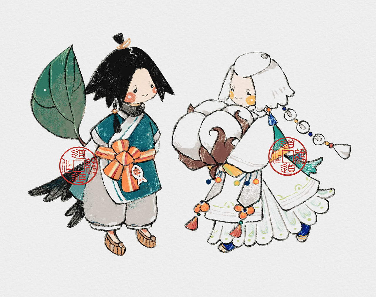 2021年终摸鱼总结（图ZMjgzODI2Nzc2） - 商业插画 - 站酷设计师道道维原创素材 - 站酷ZCOOL