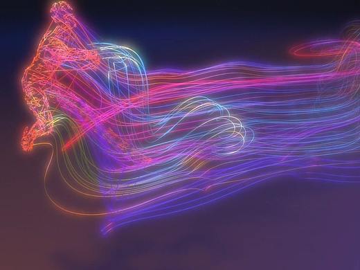 【C4D学习】线条人物