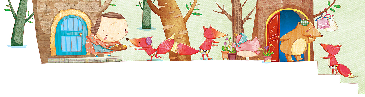 儿插的上色经历（图ZMTE1NTk2MDA=） - 儿童插画 - 站酷设计师小冻猫子原创素材 - 站酷ZCOOL