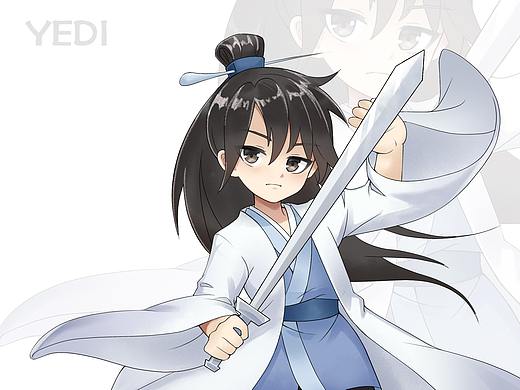 叶笛～ 小师弟（个人主页-ZNDI3NzYyOTY=） - 游戏原画 - 站酷设计师萌牙吉吉原创素材 - 站酷ZCOOL