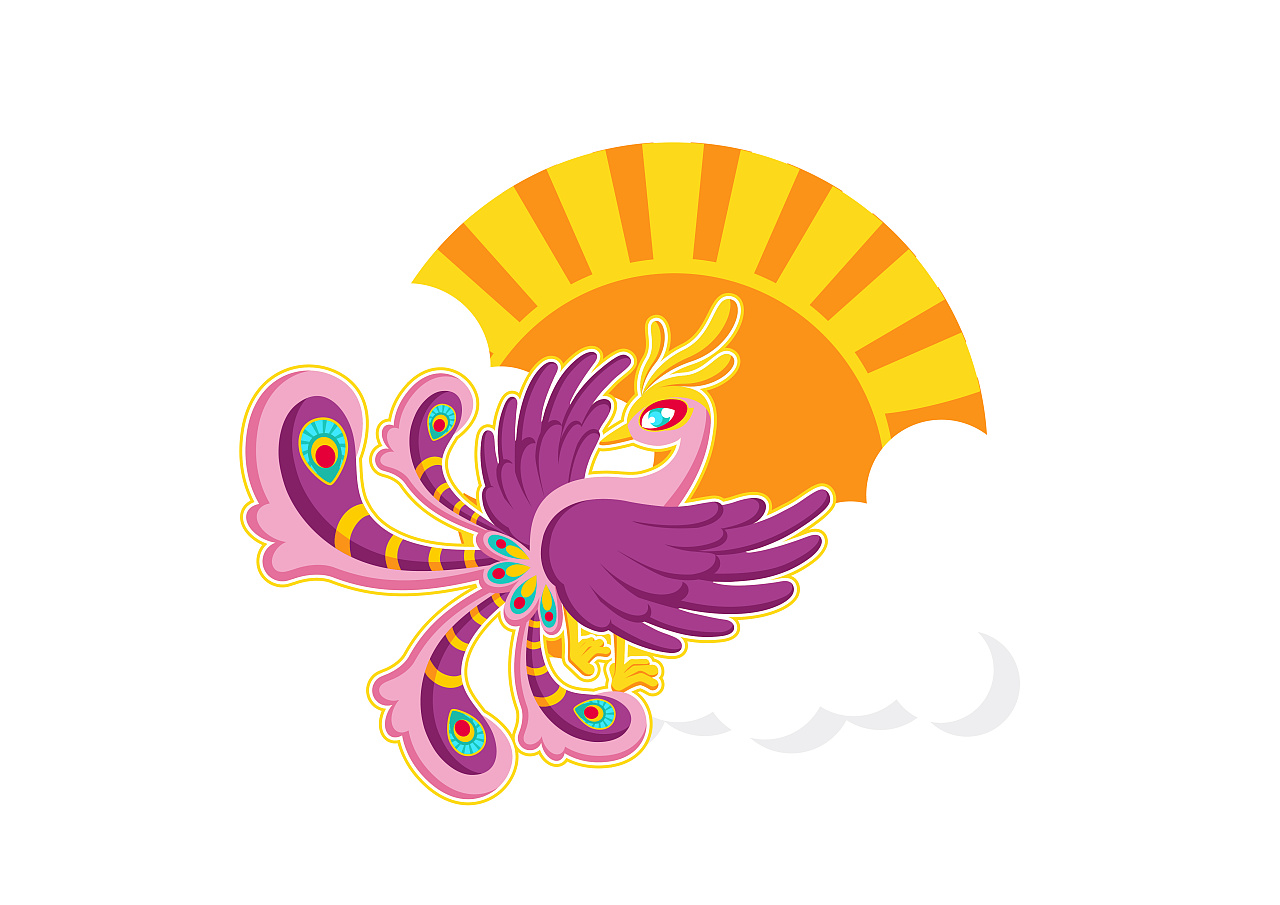 紫凤凰形象设计