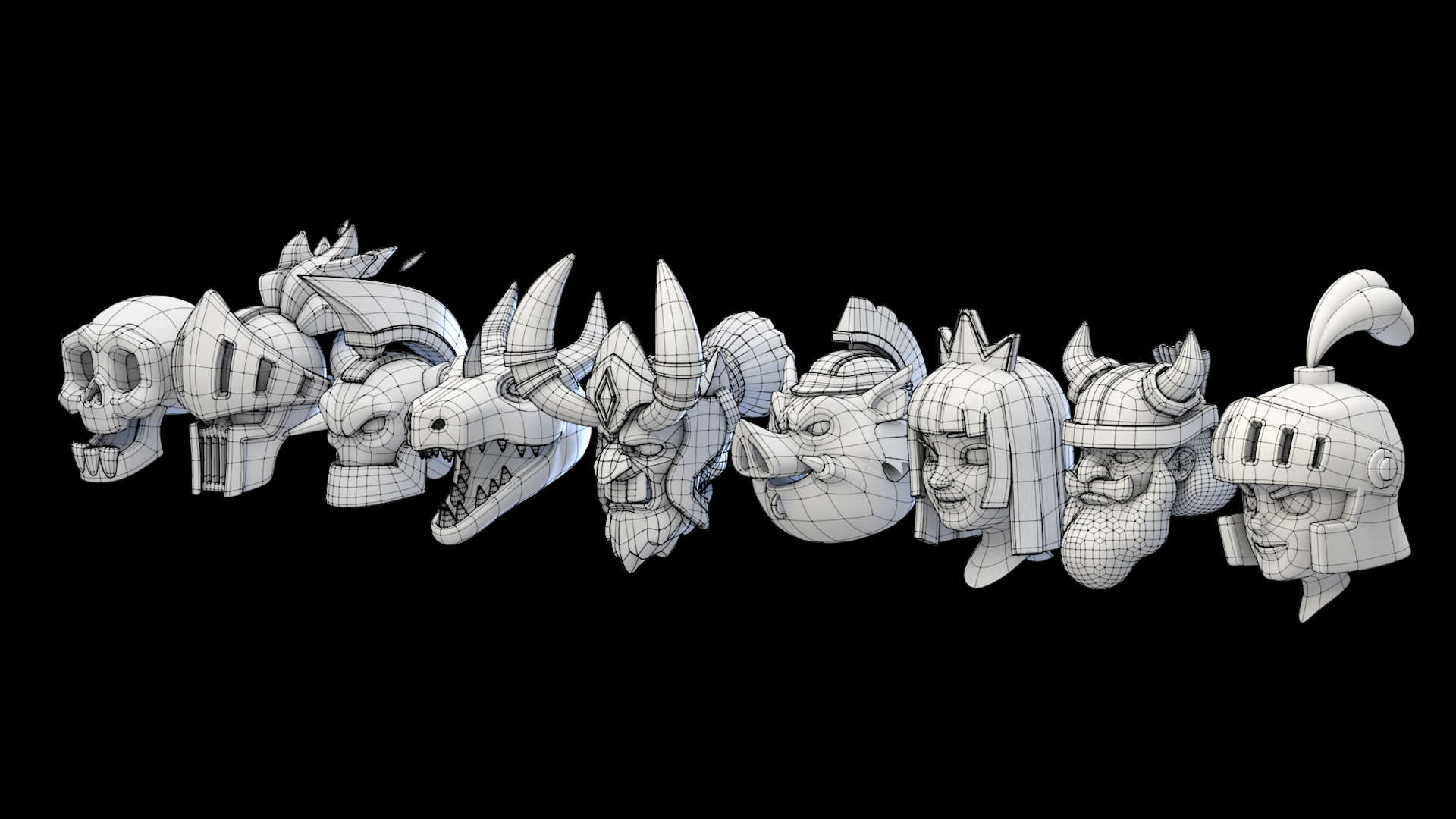 c4d-游戏角色建模