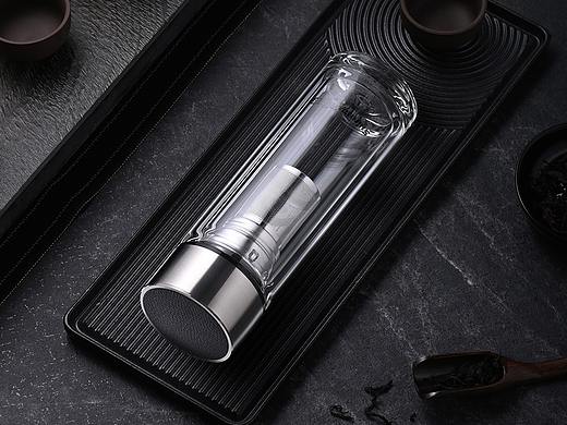 产品摄影丨雄泰双层玻璃泡茶杯