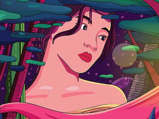 插画（个人主页-ZMzQxNTAxNzI=） - 创作习作 - 站酷设计师姜姜小叮当原创素材 - 站酷ZCOOL