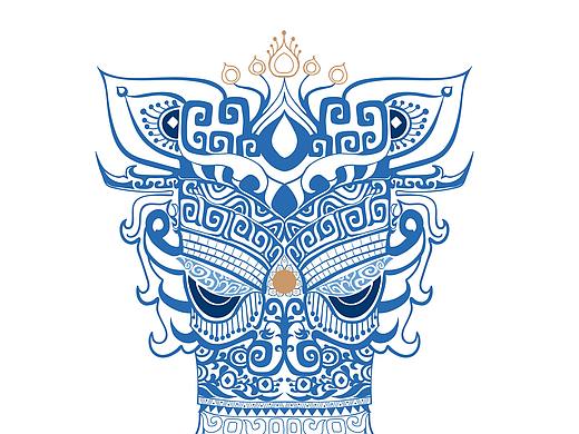 传统图案、儿童插画、大手大脚、小手小脚、场景插画