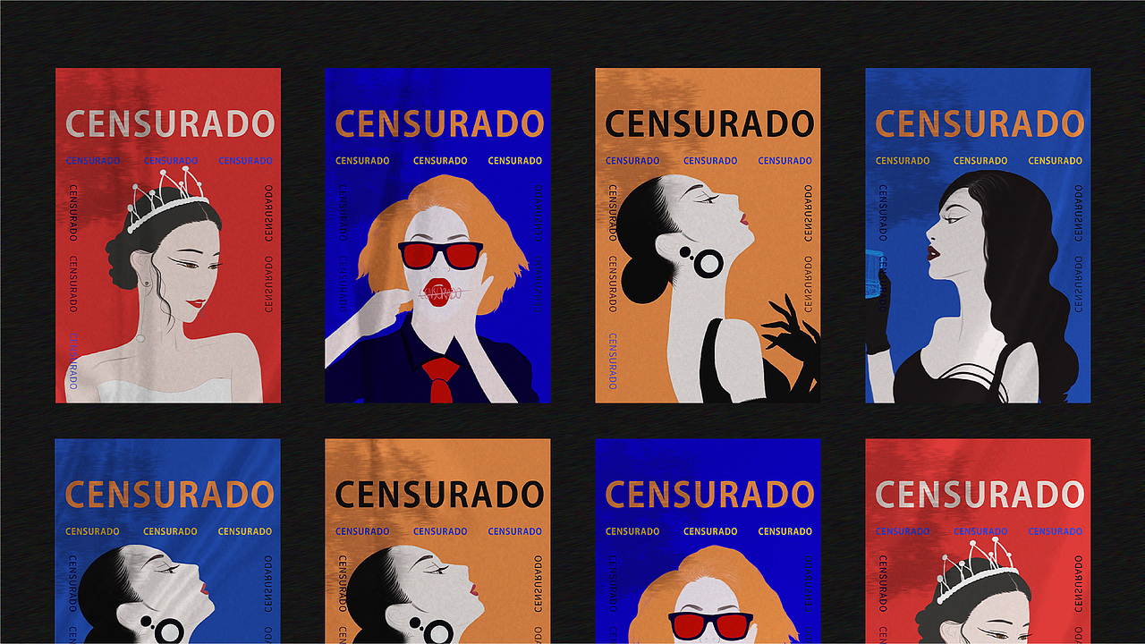 创意插画·东方韵味女子图鉴（图ZMjY2MDMzMTMy） - 艺术插画 - 站酷设计师MEA0原创素材 - 站酷ZCOOL