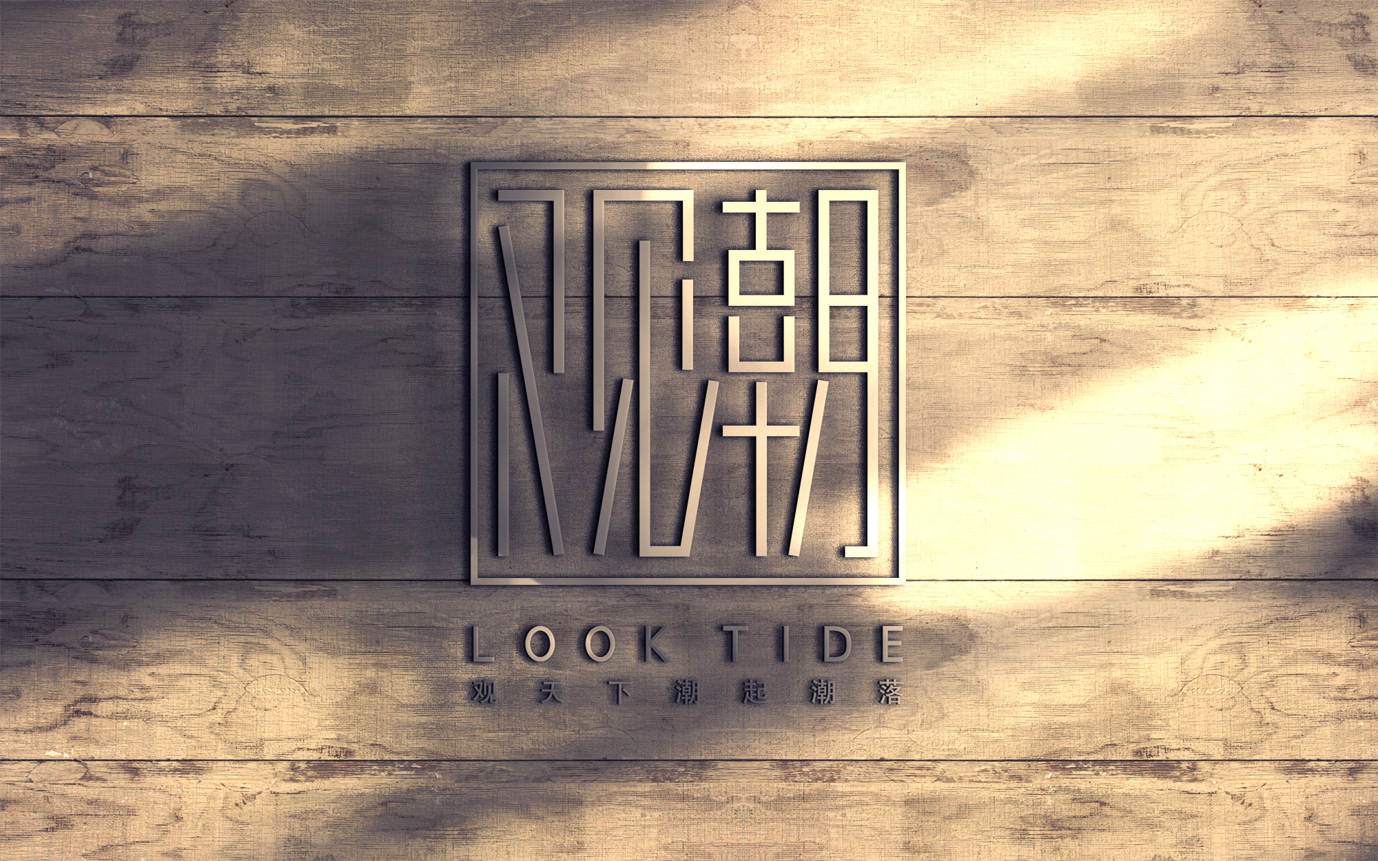 《观潮》私人商务信息顾问字体设计