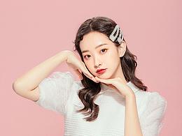 粉色少女
