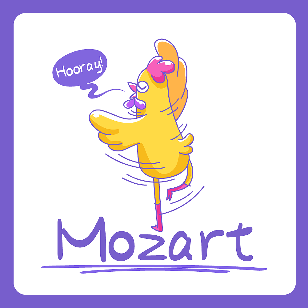 当我听莫扎特时的内心系列