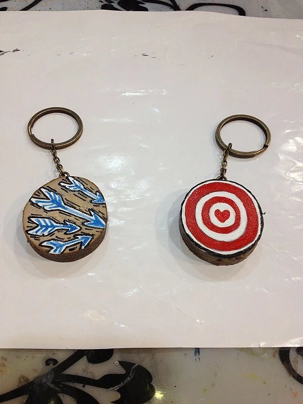 手绘钥匙牌（图ZNjMzNTE2MzY=） - 工艺品设计 - 站酷设计师W_X_L_原创素材 - 站酷ZCOOL