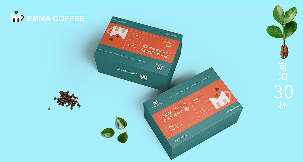 爱玛咖啡 咖啡包装（图ZMTkzNzAxNTY4） - 包装 - 站酷设计师睡三天my原创素材 - 站酷ZCOOL
