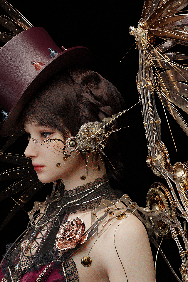 时间之女 cg角色全流程建模