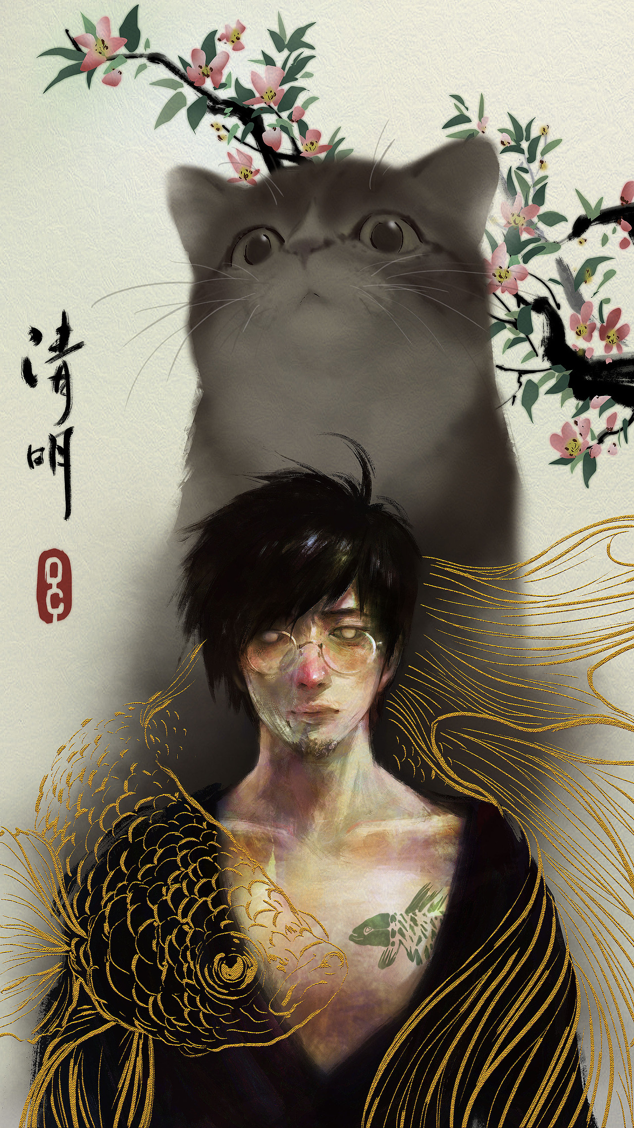 给自己的画|插画|艺术插画|北冥猫_原创作品-站酷zcool