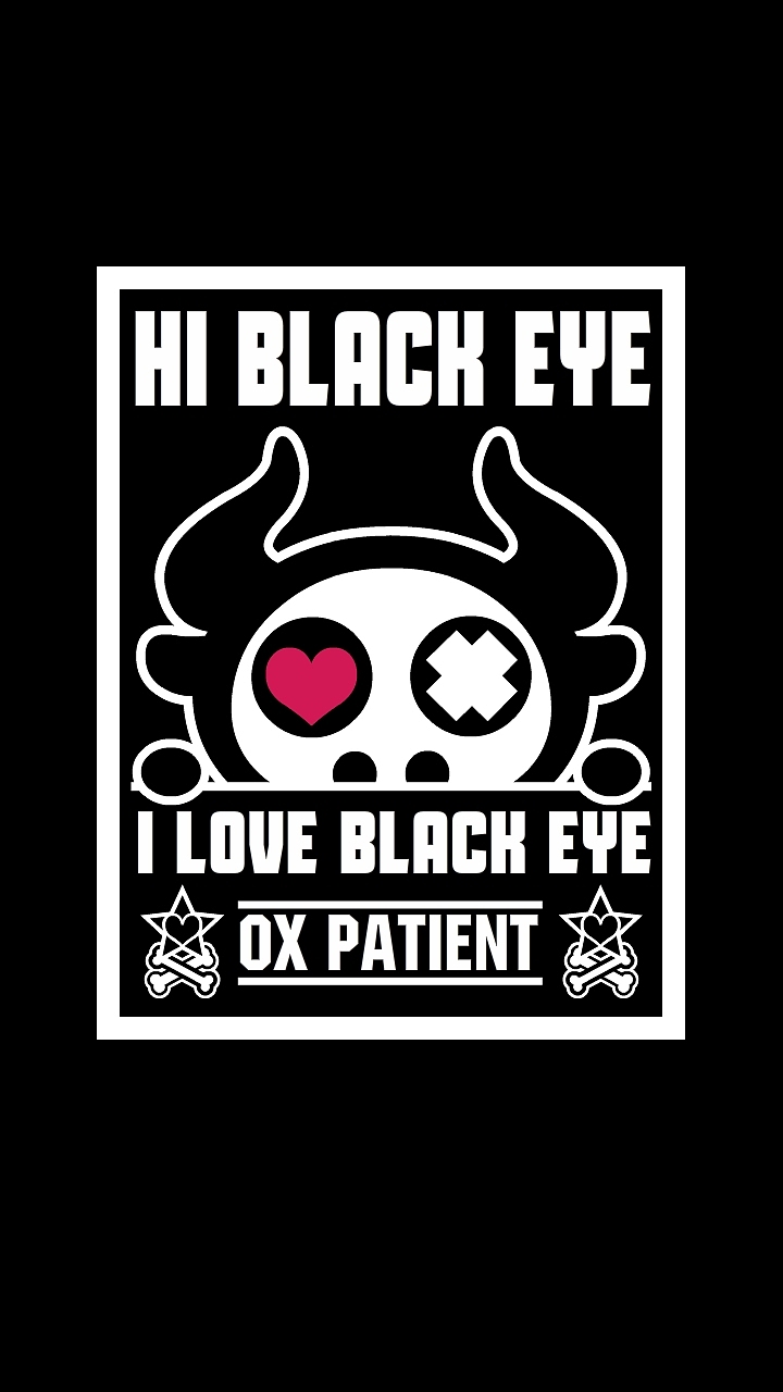 HI BLACK EYE(KULO STAR)生肖系列牛纯黑手机壁纸（图ZMjYyMjY2NjUy） - 商业插画 - 站酷设计师Z42750135原创素材 - 站酷ZCOOL