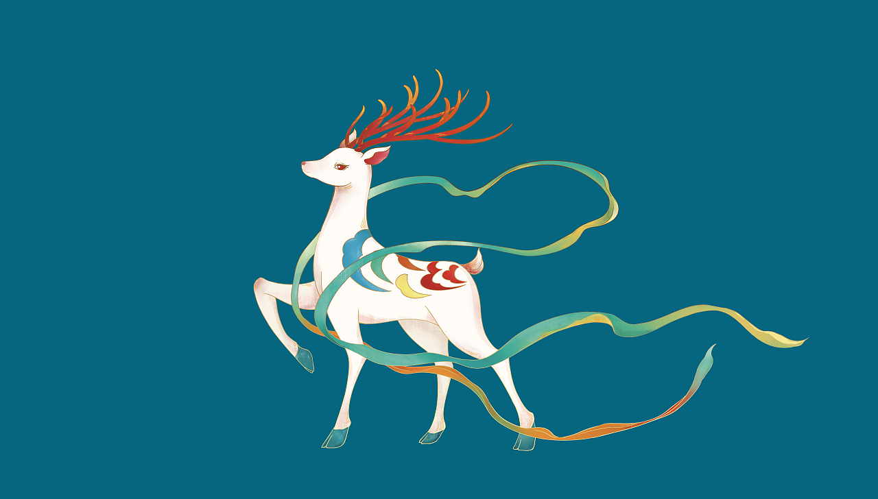  br>鹿本身就与祝福有关"福禄""福禄"更与福州  福文化相契合.