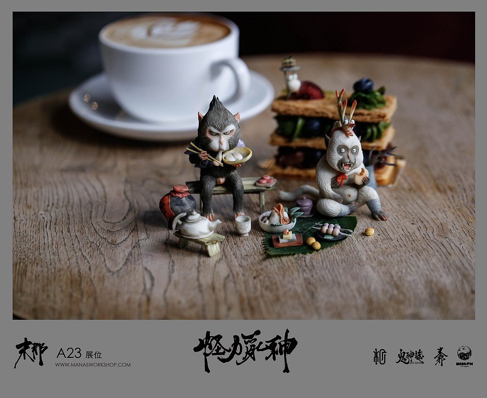 《2016末那众怪力乱神展》部分展品(图ZNTA3Mjg1MzY=) - 手办/模玩 - 站酷设计师末那工作室原创素材 - 站酷ZCOOL