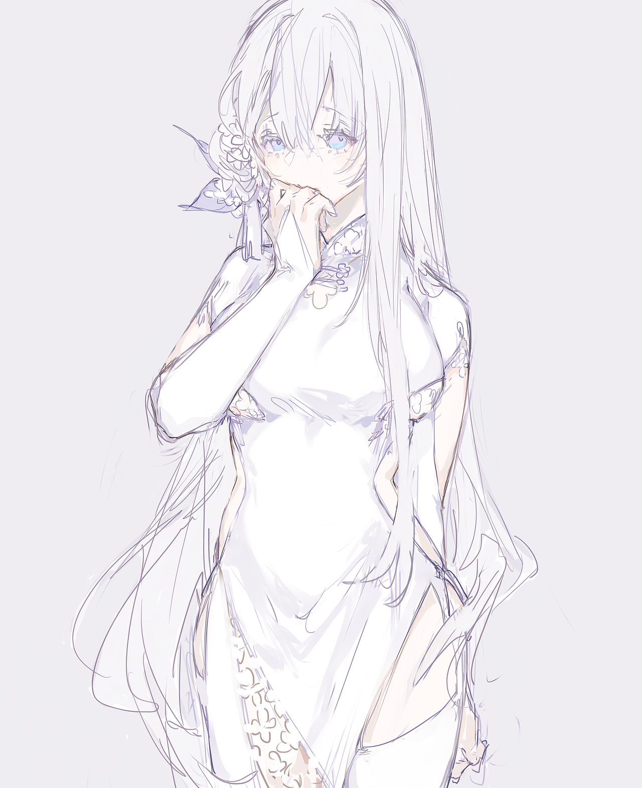 日系风格,欧美风格,唯美中式画风,原画作品