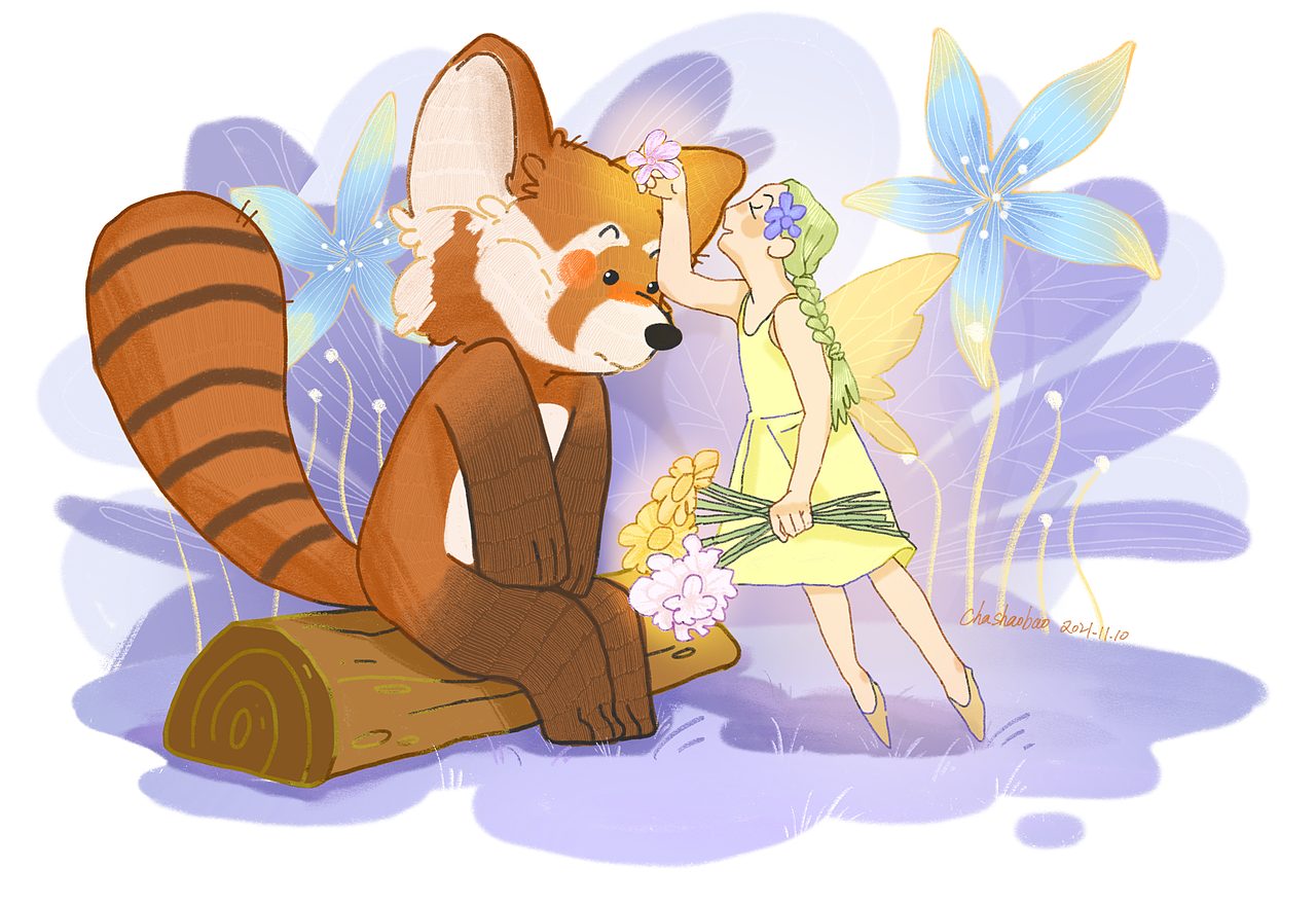 儿童插画~11月小场景练习