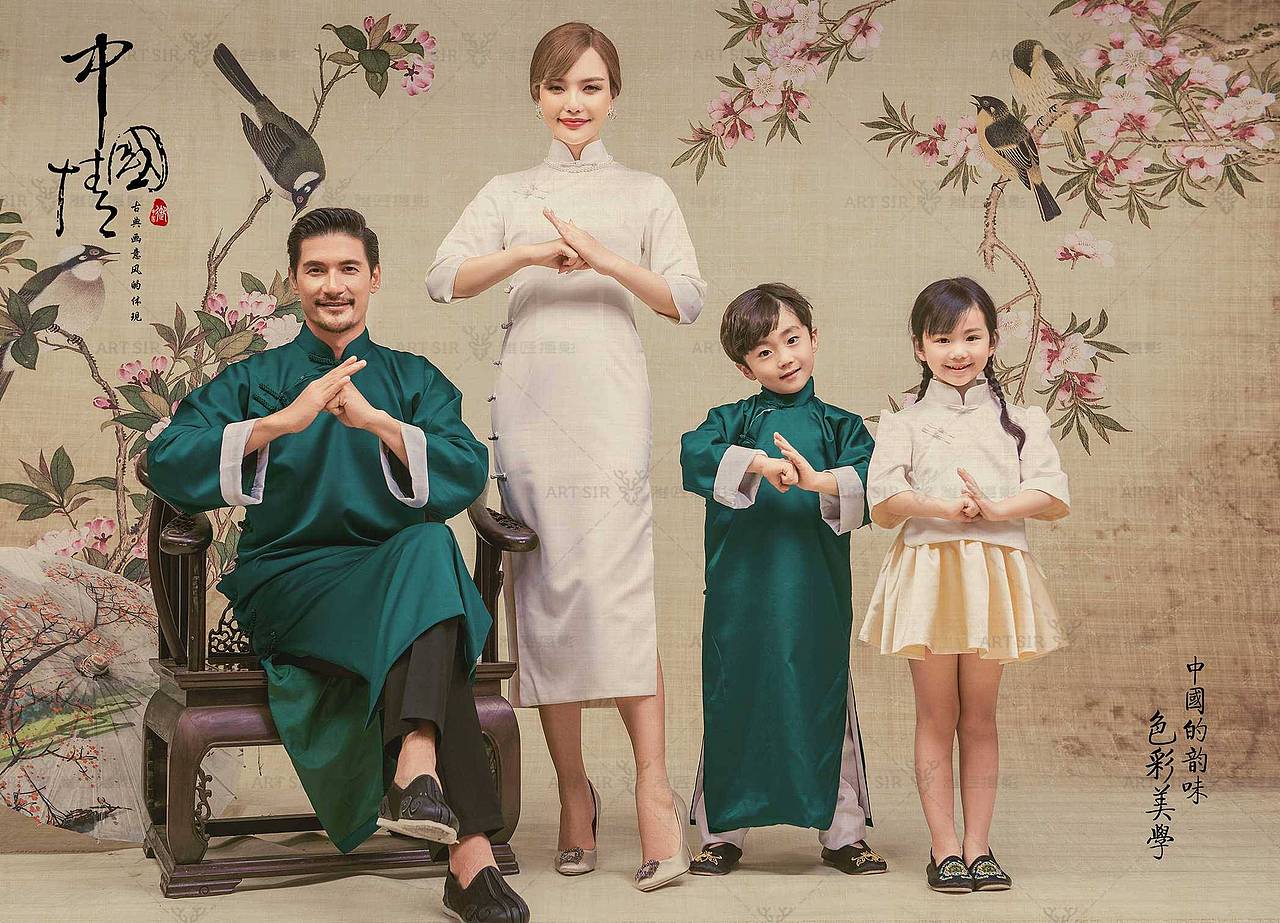 工笔写意亲子（图ZMjQ5MDQzNjYw） - 人像摄影 - 站酷设计师雅匠亲子摄影原创素材 - 站酷ZCOOL