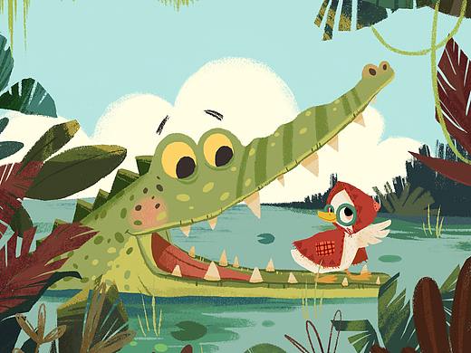 尖尖牙齿的好朋友