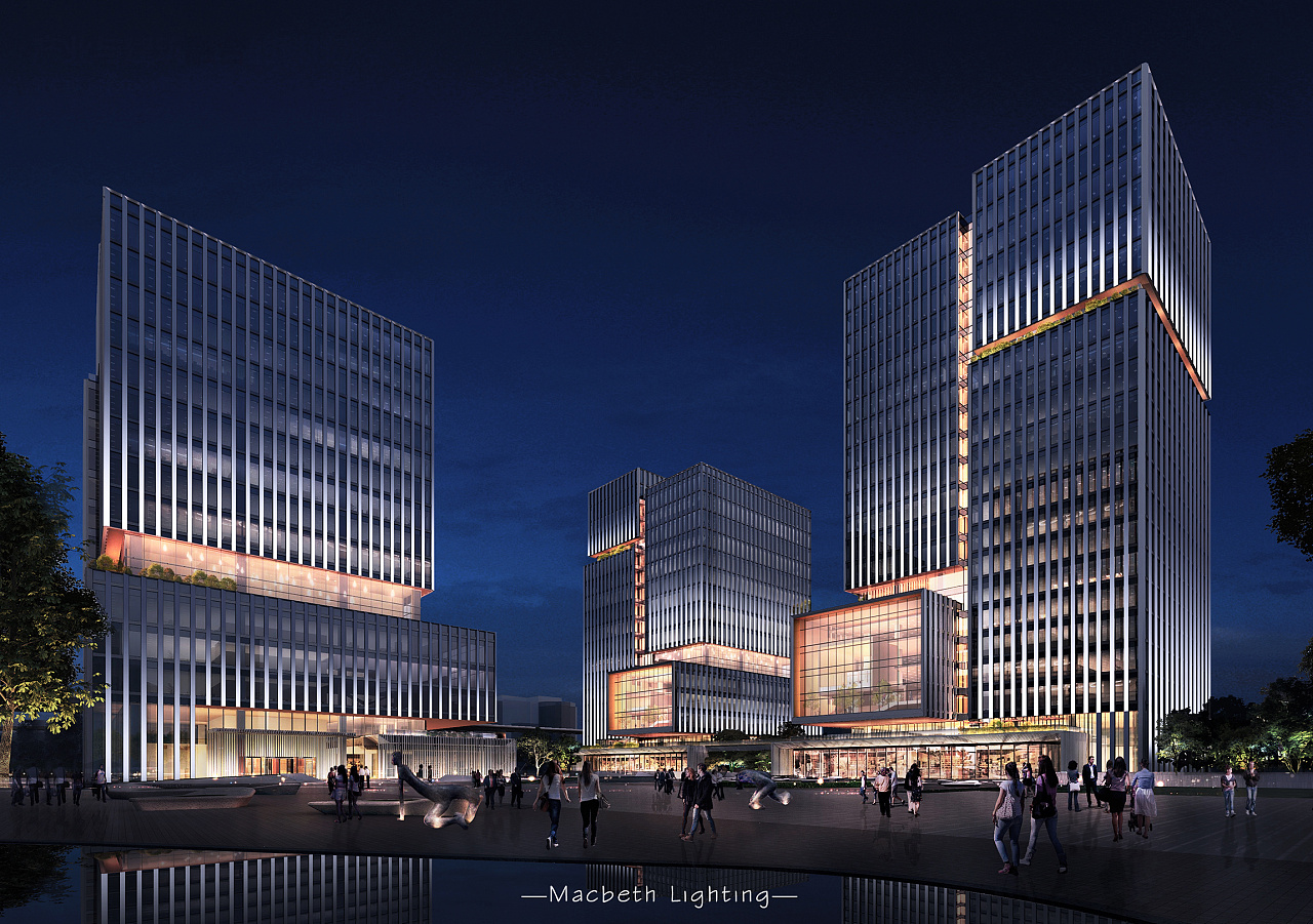 商业楼宇效果图|空间|商业空间设计|麦克白先桑 - 原创作品 - 站酷