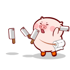 小猪luck-----微信表情（图ZMTI3ODEzMzM2） - 网络表情 - 站酷设计师夜猫卡通设计原创素材 - 站酷ZCOOL