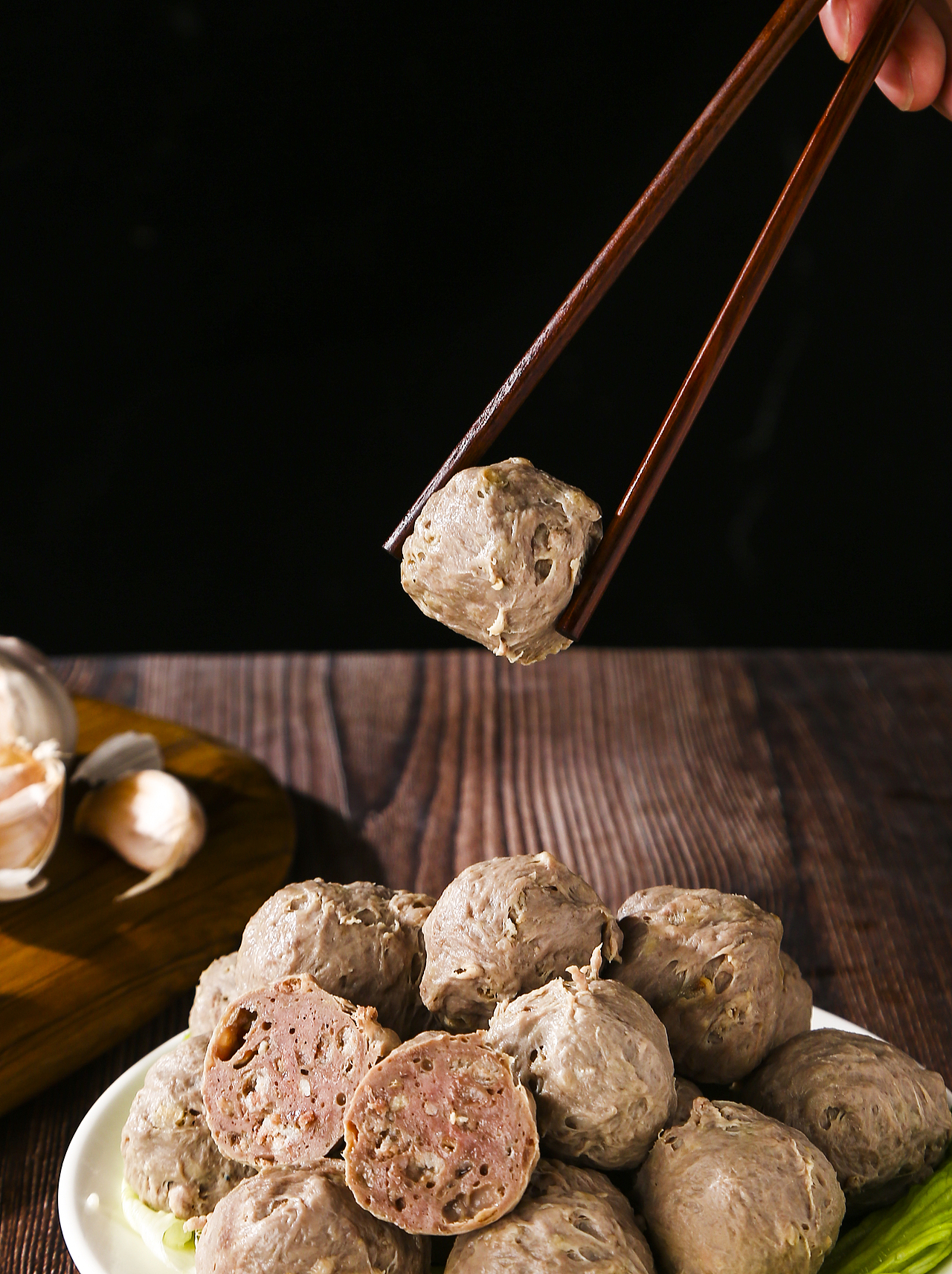 /美食潮汕小吃/潮汕牛肉丸/猪肉卷（图ZMjI3NDc3ODU2） - 产品摄影 - 站酷设计师Ai迷岸原创素材 - 站酷ZCOOL