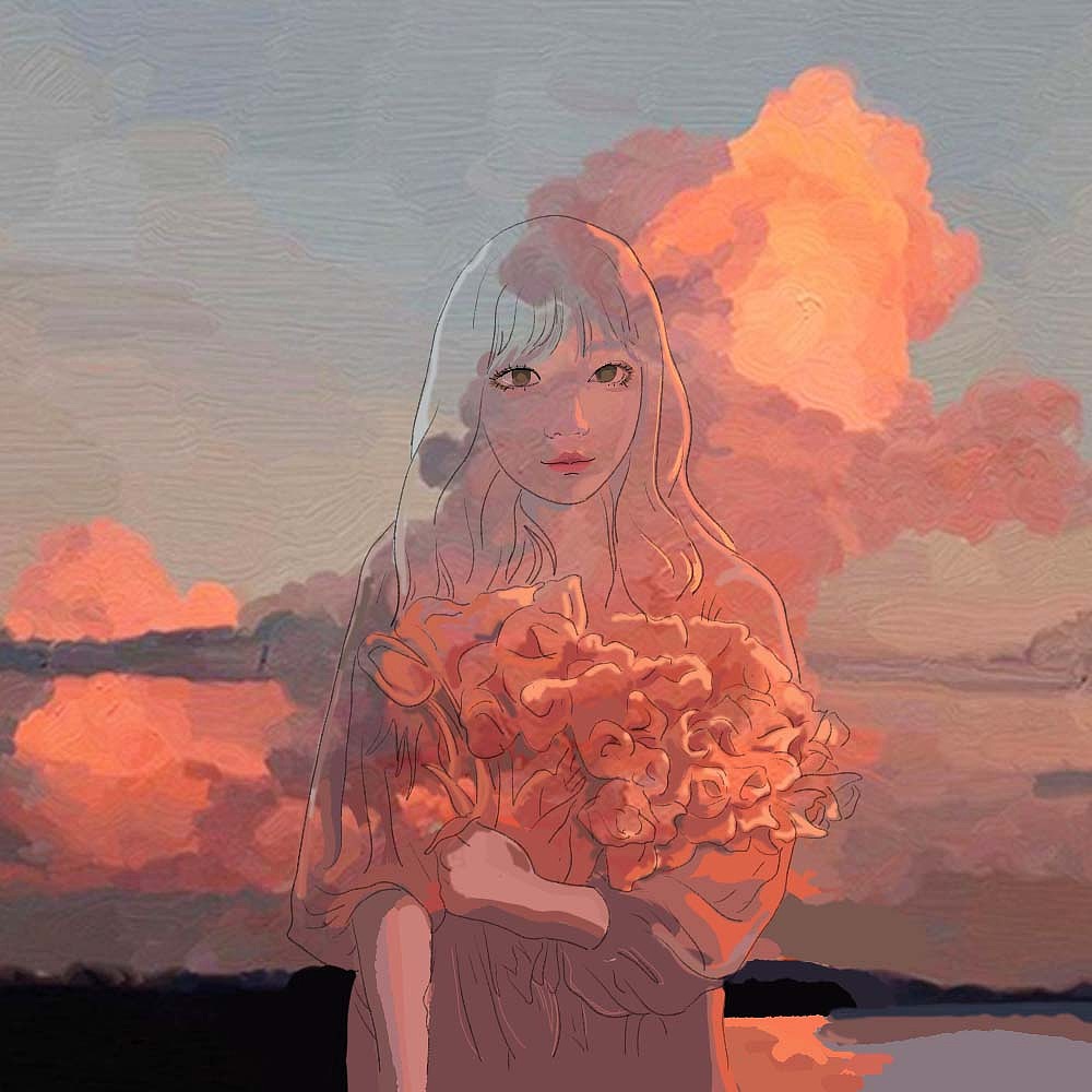 绝美微信头像插画