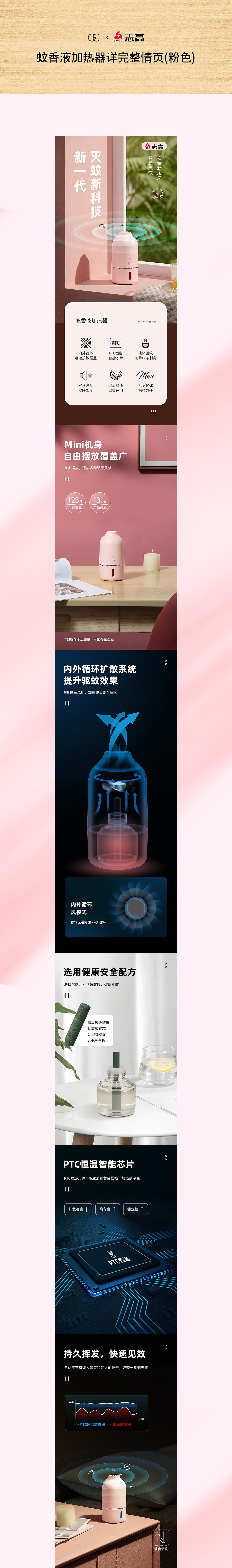 蚊香加热器详情页设计-不同颜色四个版本（图ZMjU5NjA2MzEy） - 电商 - 站酷设计师顾晨自由设计师原创素材 - 站酷ZCOOL