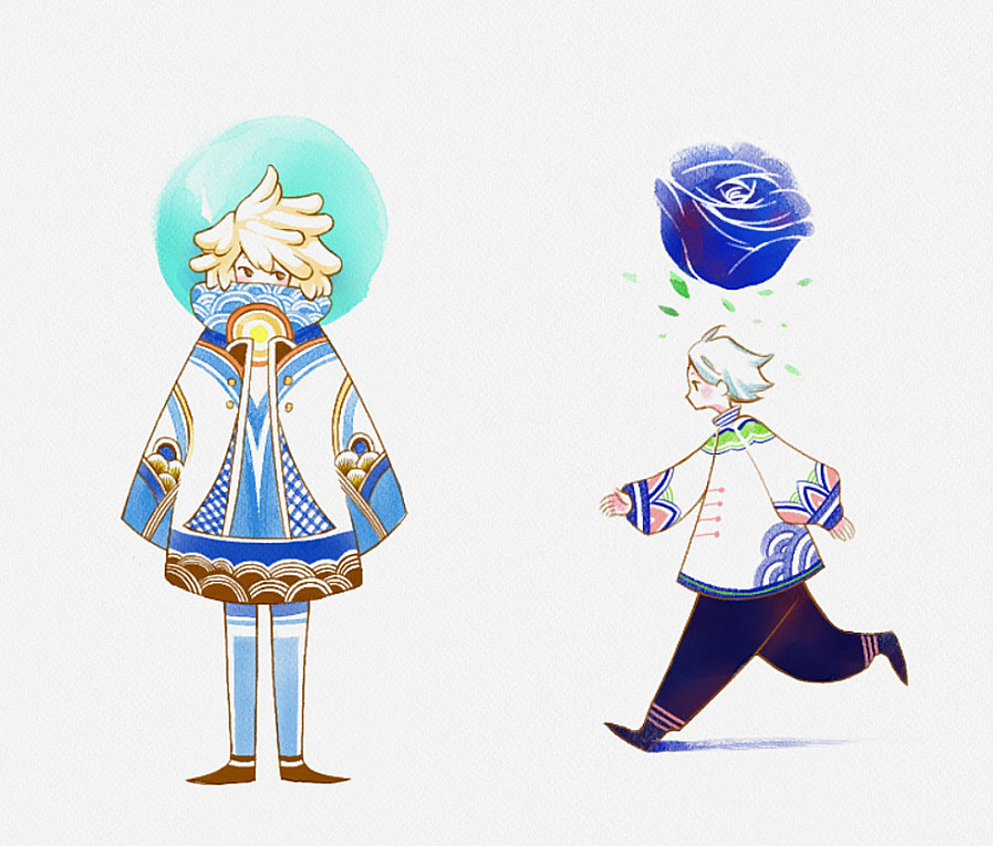 陳子魚的數(shù)字水彩（圖ZNjE2MDAzNjg=） - 商業(yè)插畫 - 站酷設(shè)計(jì)師千力工作室原創(chuàng)素材 - 站酷ZCOOL