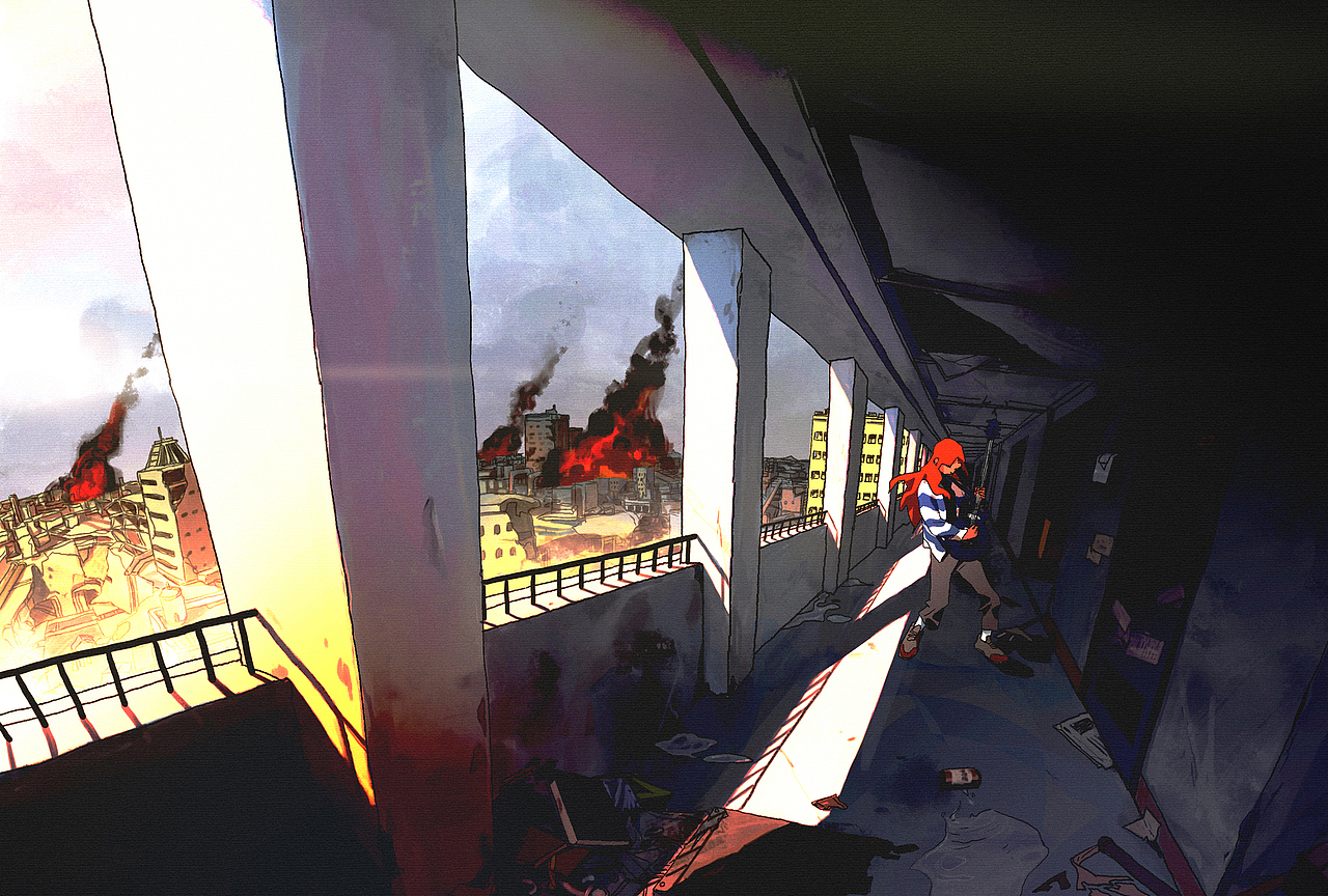 红墟（图ZMTMxNjgzNTIw） - 艺术插画 - 站酷设计师苏小五Litfive原创素材 - 站酷ZCOOL