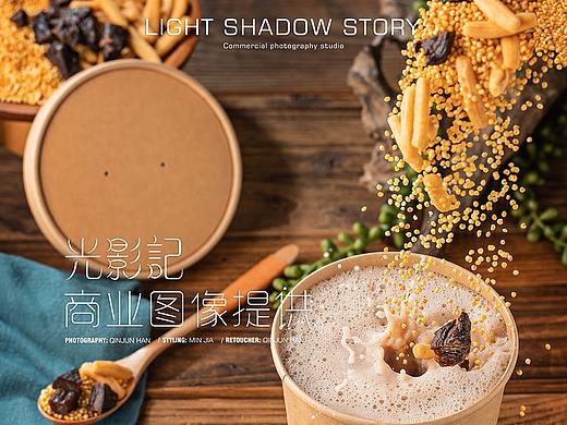 光影记出品 - 桶装蒙古干肉奶茶，海报拍摄