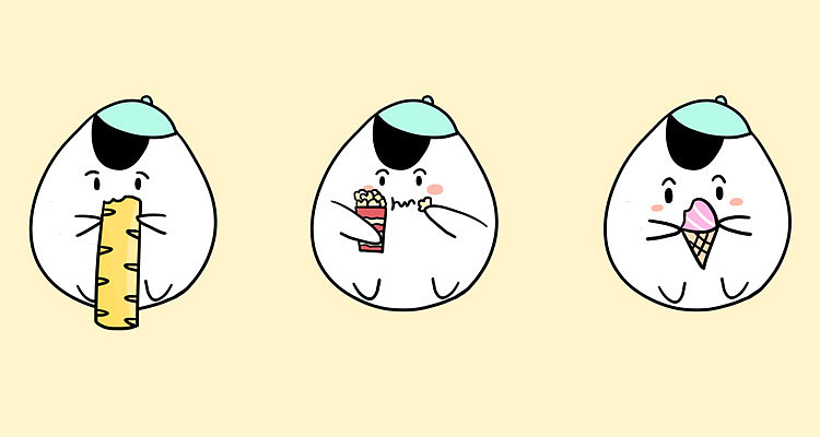 三角饭团表情包