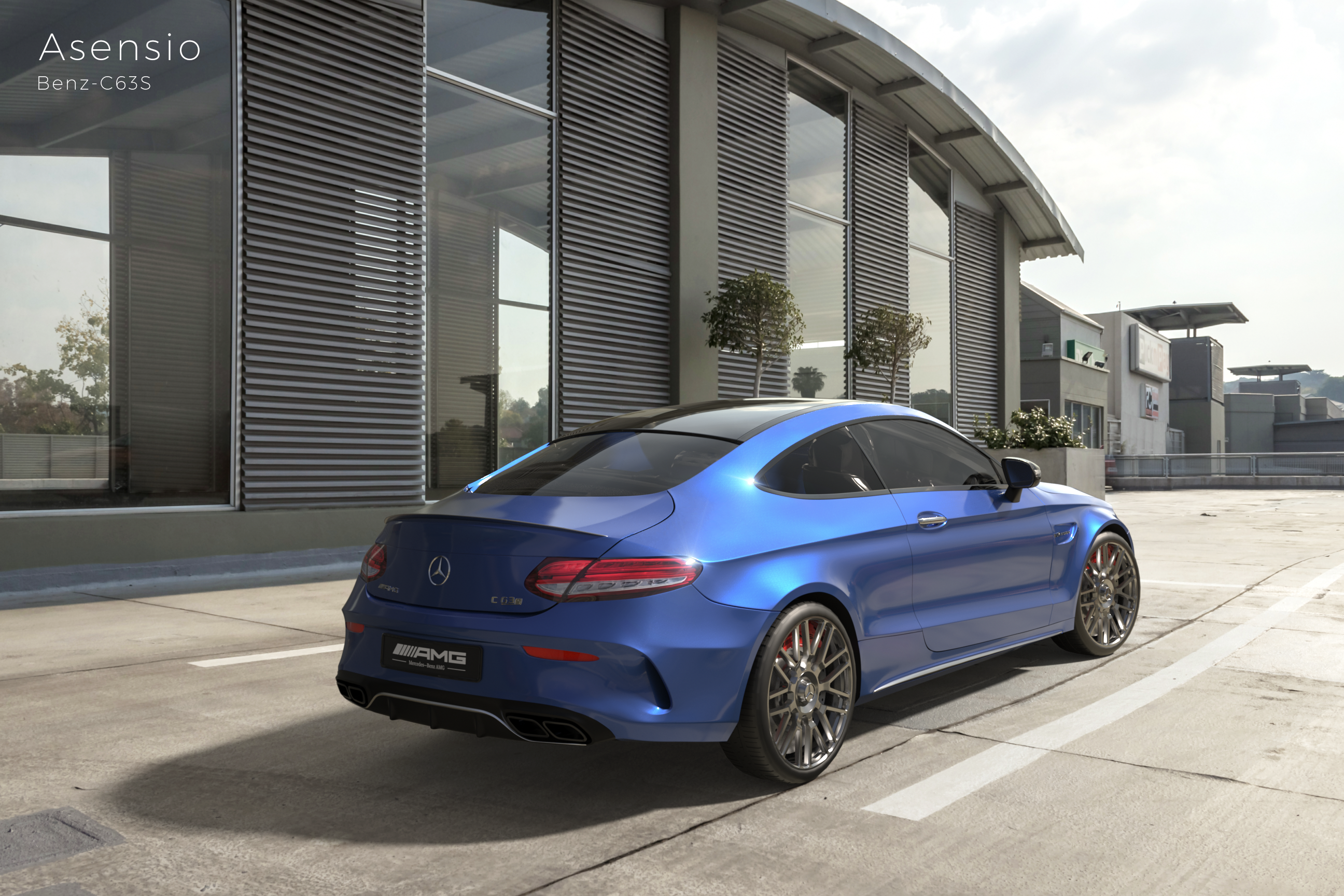 benz-c63 s | 建模加渲染