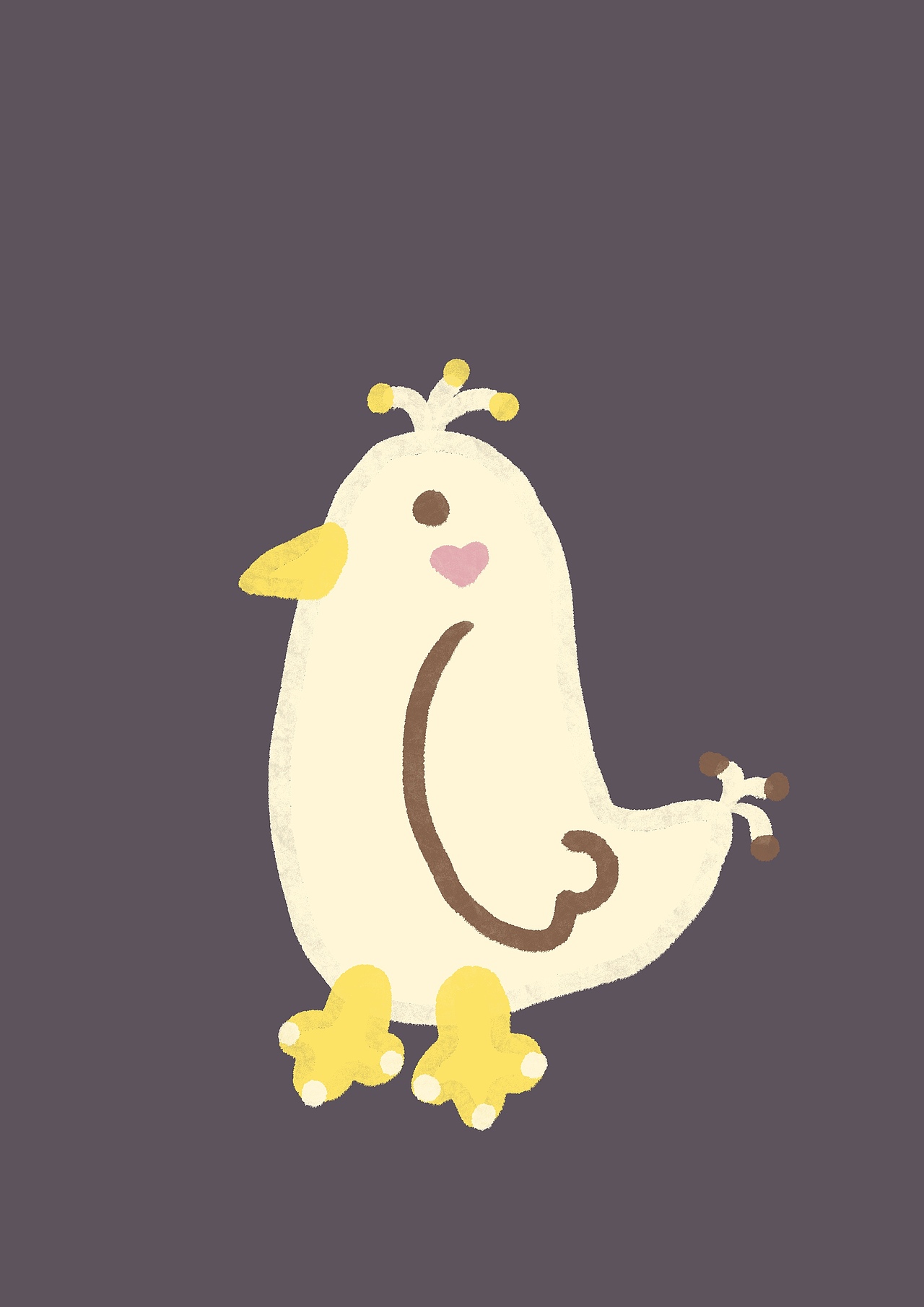 原创手绘点点鸡