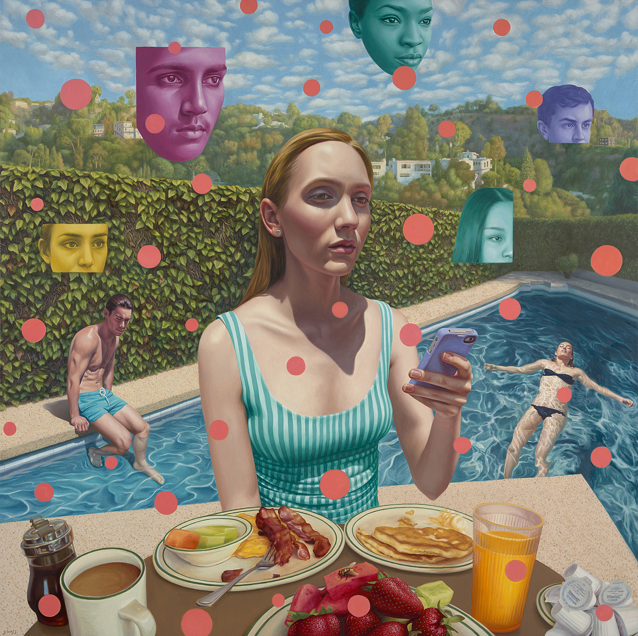 Oil on Canvas（图ZOTA2OTI1MjQ=） - 艺术插画 - 站酷设计师Alex亚历克斯原创素材 - 站酷ZCOOL