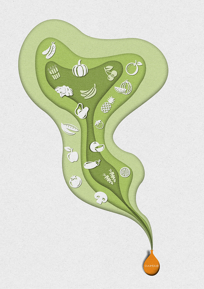 四季主题插画（图ZOTA4MTYxNTI=） - 创作习作 - 站酷设计师呆喵插画原创素材 - 站酷ZCOOL