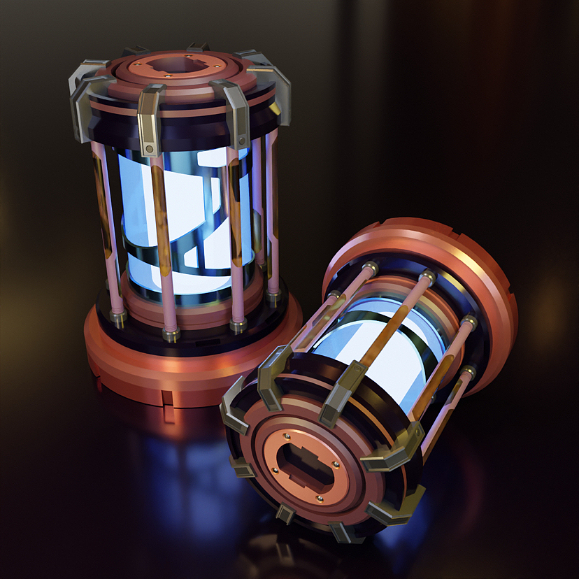 blender硬表面建模练习(一)不知建了些啥