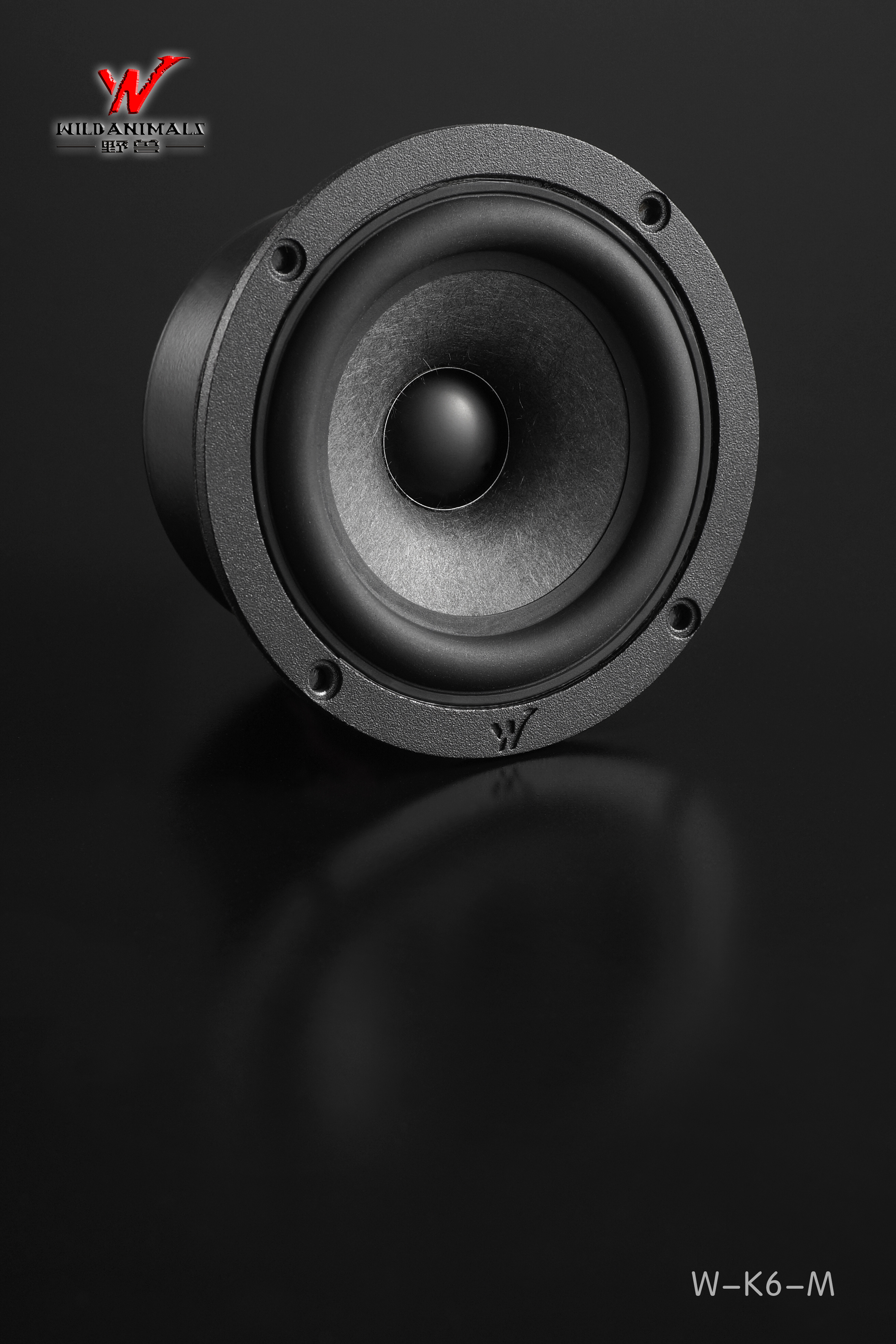 野兽汽车音响同芯轴三分频喇叭wk6